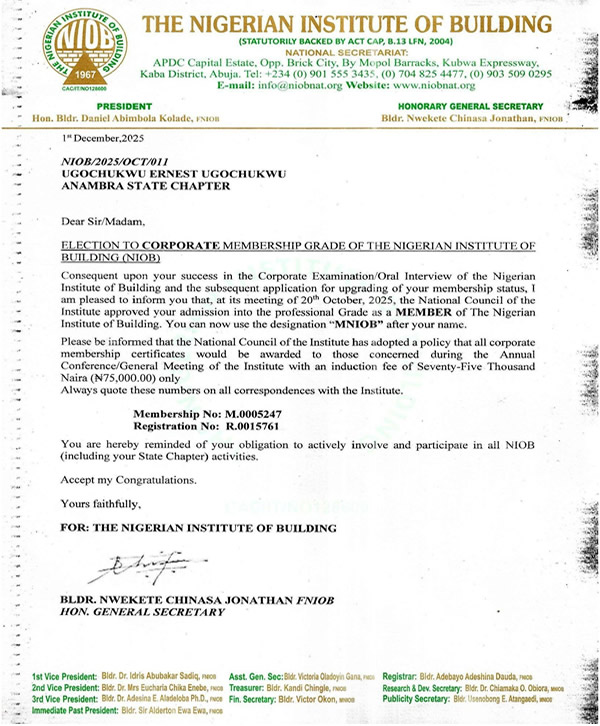 LEGEND BUILDERS LTD | NIOB COPORATE